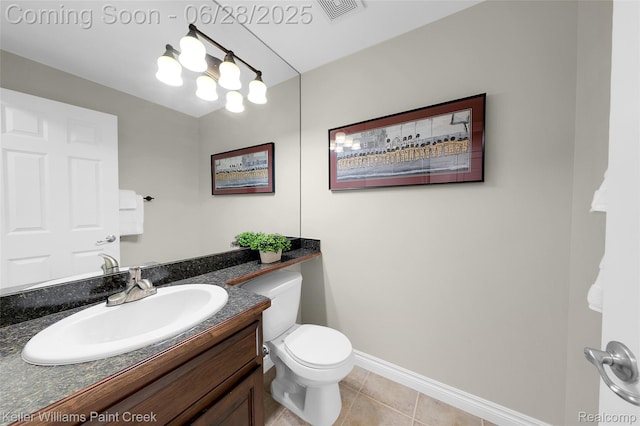 6014 Windemere Ln, Shelby Twp, MI 48316 - bathroom with vanity and tile patterned flooring