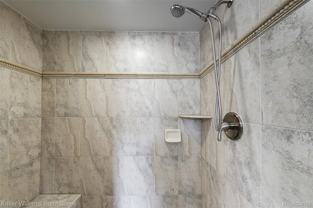 6014 Windemere Ln, Shelby Twp, MI 48316 - bathroom view of tiled shower