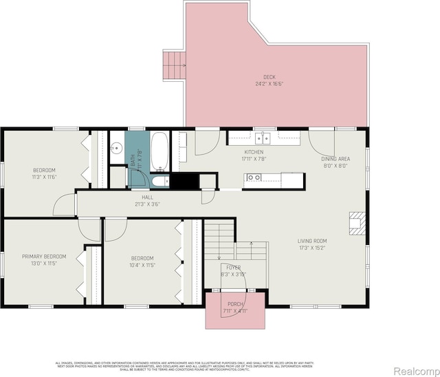 367 N Morrison Rd, West Branch, MI 48661 - view of floor plan / room layout
