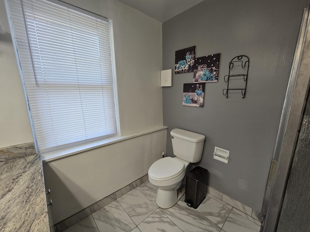 9361 W Parkway St, Detroit, MI 48239 - bathroom featuring marble look tile flooring