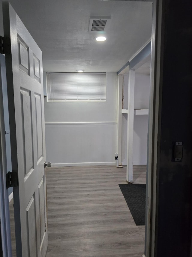 9361 W Parkway St, Detroit, MI 48239 - hall with wood finished floors and baseboards