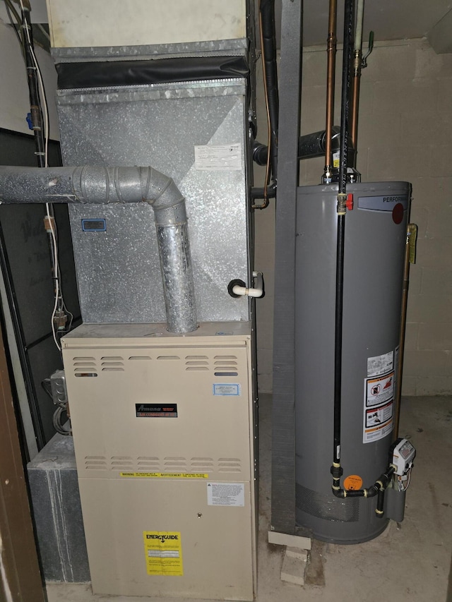9361 W Parkway St, Detroit, MI 48239 - utilities with water heater and heating unit