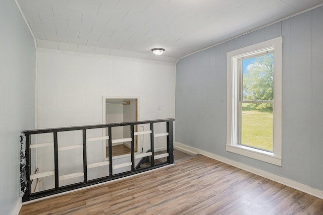 204 W Clay St, Sherwood, MI 49089 - unfurnished room featuring wood finished floors and crown molding
