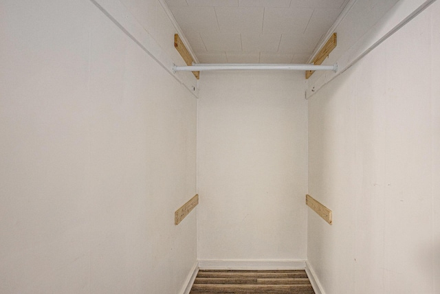 204 W Clay St, Sherwood, MI 49089 - walk in closet featuring wood finished floors