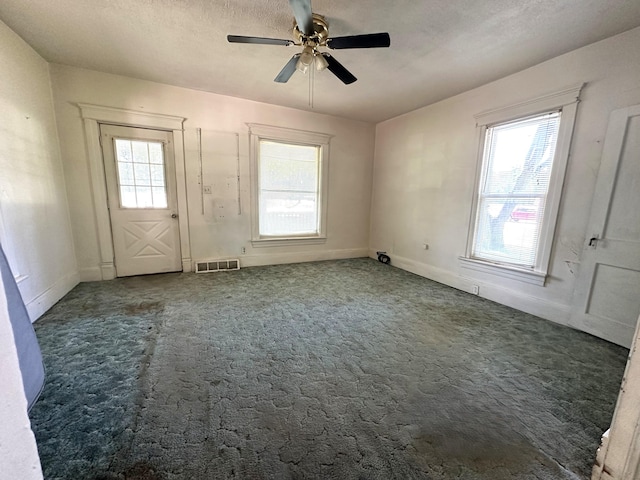 4641 Territorial Rd, Benton Harbor, MI 49022 - entryway featuring a ceiling fan and carpet floors