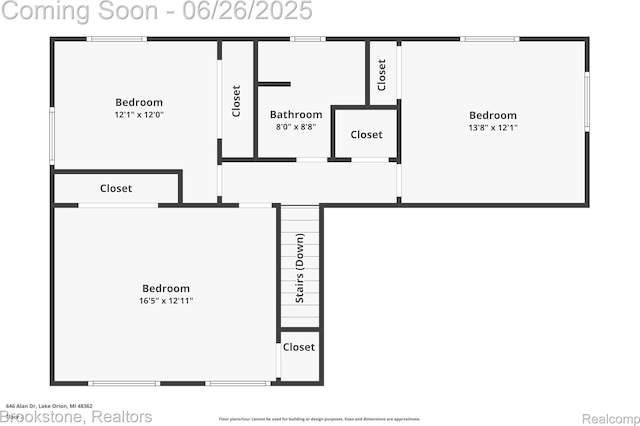 646 Alan Dr, Lake Orion, MI 48362 - view of property floor plan