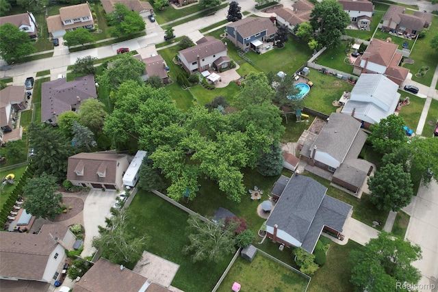 6848 Chadwick Dr, Canton, MI 48187 - aerial view of property and surrounding area featuring nearby suburban area