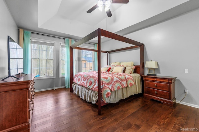 1249 Lasalle Rd, Canton, MI 48187 - bedroom featuring hardwood / wood-style floors and a ceiling fan