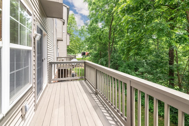 3046 Barclay Way, Ann Arbor, MI 48105 - view of wooden terrace
