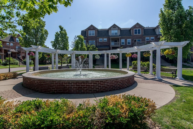 3046 Barclay Way, Ann Arbor, MI 48105 - surrounding community featuring a pergola and a residential view