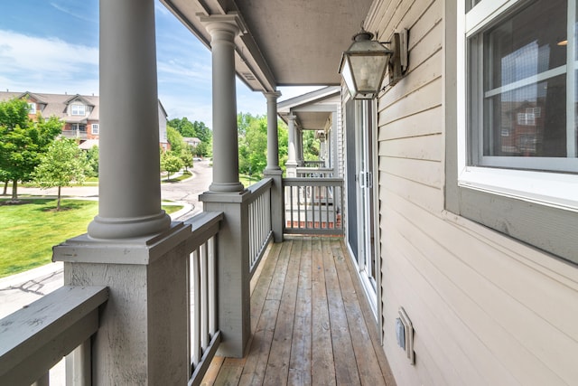 3046 Barclay Way, Ann Arbor, MI 48105 - view of wooden porch