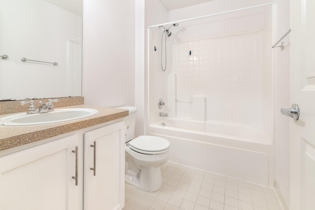 3046 Barclay Way, Ann Arbor, MI 48105 - bathroom with tile patterned flooring, vanity, and shower / washtub combination