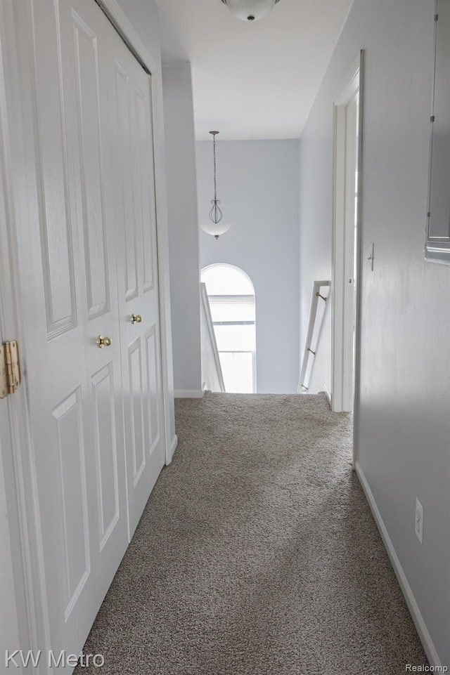 25493 Saint James, Southfield, MI 48075 - hall featuring carpet flooring and an upstairs landing