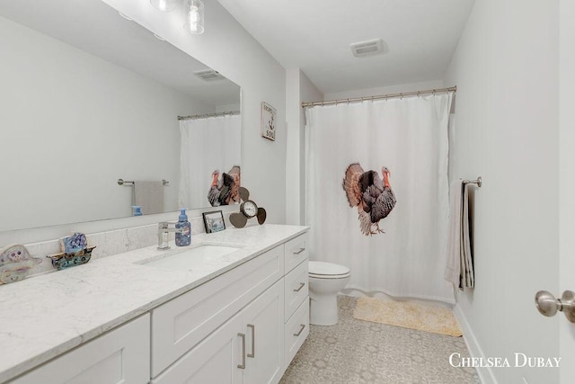 605 Bedford Falls Dr, Sparta, MI 49345 - full bathroom with vanity and a shower with shower curtain
