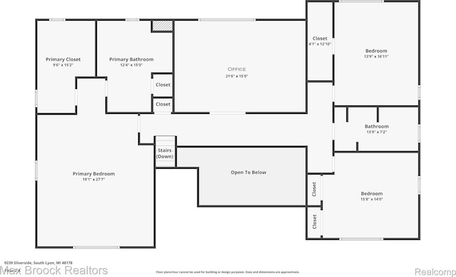 9239 Silverside, South Lyon, MI 48178 - view of property floor plan