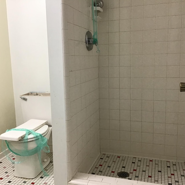 20072 Woodburn, Southfield, MI 48075 - bathroom with a shower stall and tile patterned flooring