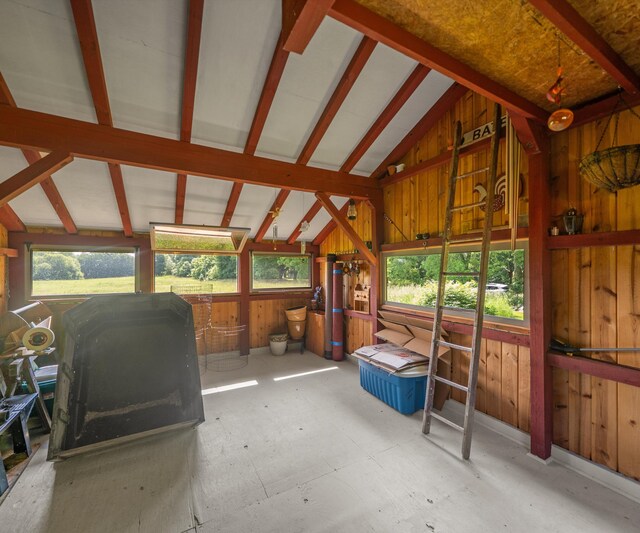 928 Curtis Rd, Quincy, MI 49082 - sunroom with healthy amount of natural light and vaulted ceiling