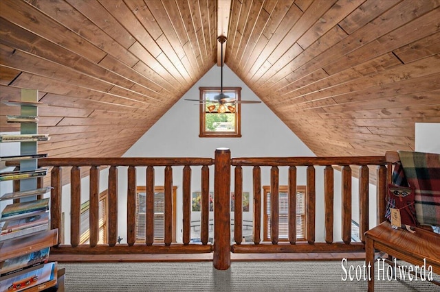 6311 142nd Ave, Holland, MI 49423 - detailed view of wooden ceiling and ceiling fan
