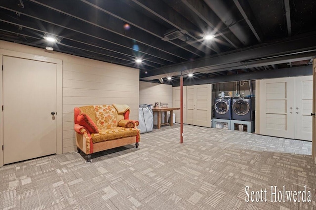 6311 142nd Ave, Holland, MI 49423 - finished basement with washer and dryer and carpet floors