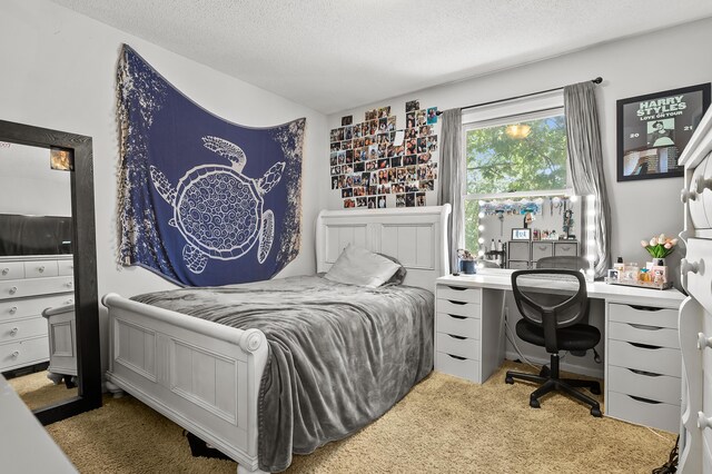 7154 Sandpiper St, Portage, MI 49024 - carpeted bedroom featuring a textured ceiling