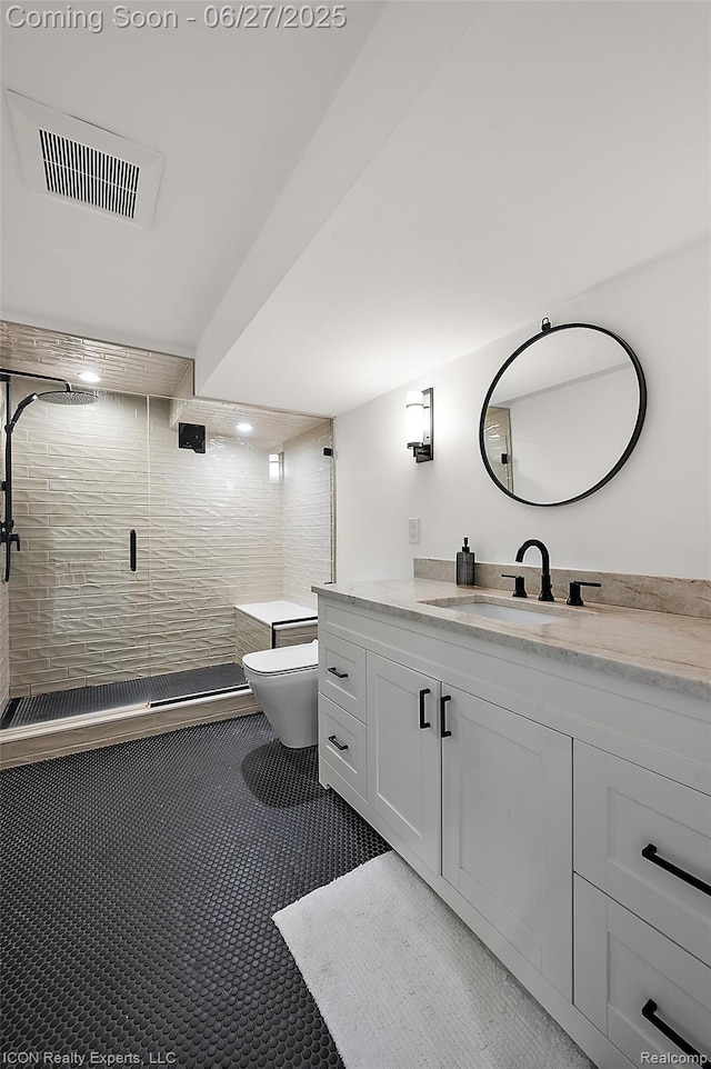 28440 Brooks Ln, Southfield, MI 48034 - full bathroom with vanity and a stall shower