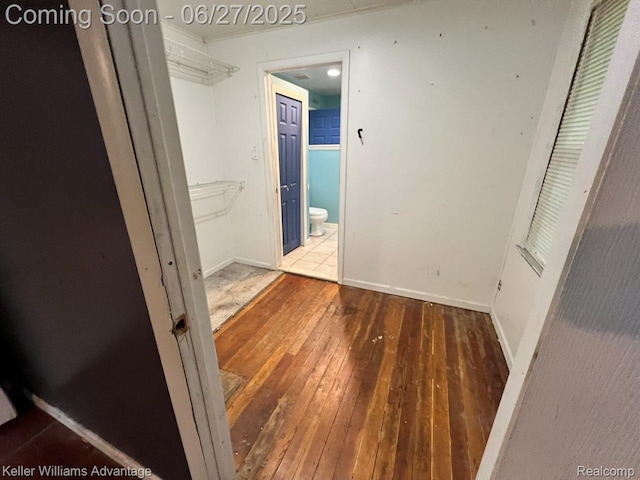 12 Hazel Ave, Pontiac, MI 48341 - unfurnished bedroom with hardwood / wood-style floors and connected bathroom