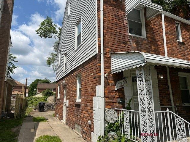 17233 Annchester Rd, Detroit, MI 48219 - view of property exterior featuring brick siding