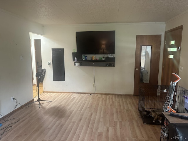 2220 Alice St, Farwell, MI 48622 - living room featuring wood finished floors