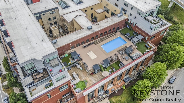 600 Broadway Ave NW Unit 409B, Grand Rapids, MI 49504 - drone / aerial view