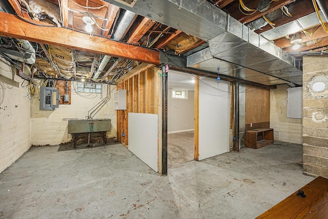1921 Cornelius Ave SE, Grand Rapids, MI 49507 - basement featuring electric panel and a sink