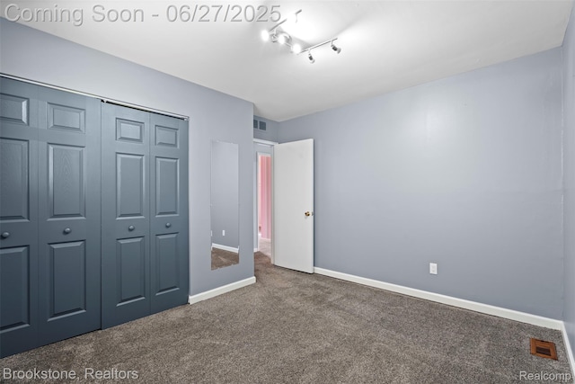 1293 Moulin Ave, Madison Heights, MI 48071 - unfurnished bedroom with carpet and a closet