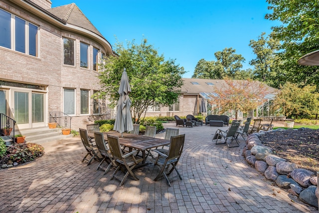 861 S 800 W, Indiana, IN 46341 - view of patio with outdoor dining space