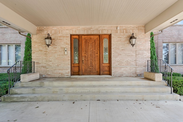 861 S 800 W, Indiana, IN 46341 - view of exterior entry with a porch and brick siding
