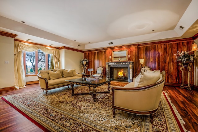 861 S 800 W, Indiana, IN 46341 - living room with a lit fireplace, wood finished floors, and a baseboard radiator