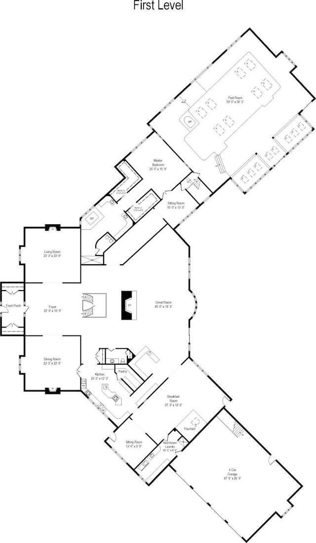 861 S 800 W, Indiana, IN 46341 - view of property floor plan