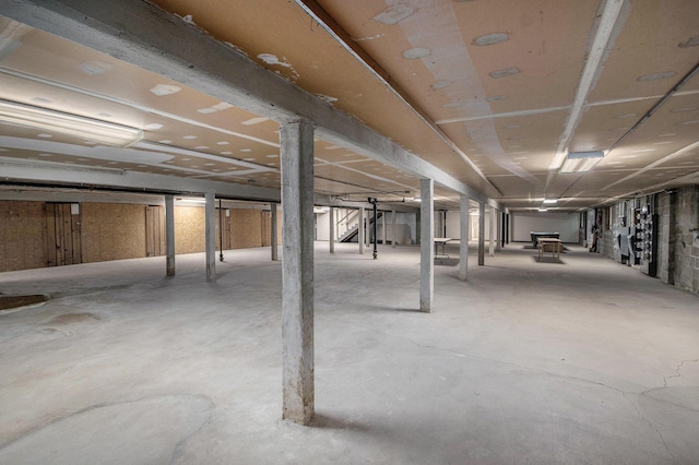 616 Lynn Ave Unit 21, Kalamazoo, MI 49008 - view of unfinished basement