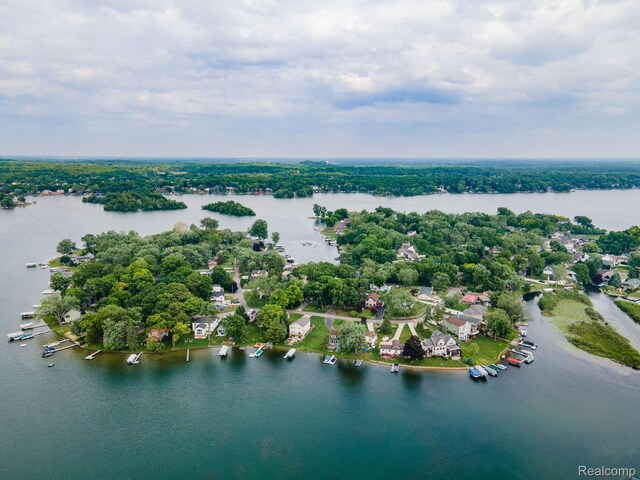 3831 Woodland Dr, Highland, MI 48356 - aerial overview of property's location featuring a nearby body of water