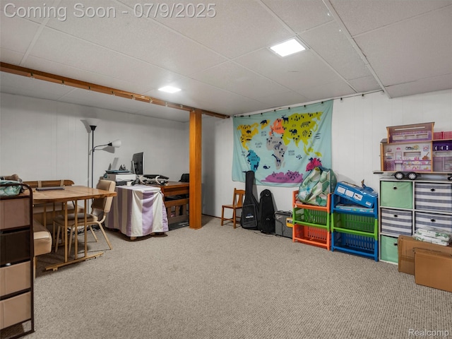 32000 Coronet Dr, Farmington, MI 48334 - carpeted office space with a paneled ceiling
