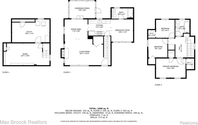 643 Spencer St, Ferndale, MI 48220 - view of property floor plan