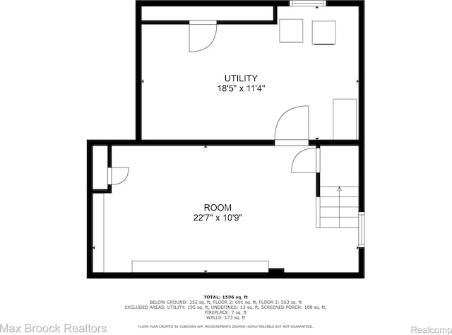 643 Spencer St, Ferndale, MI 48220 - view of floor plan / room layout