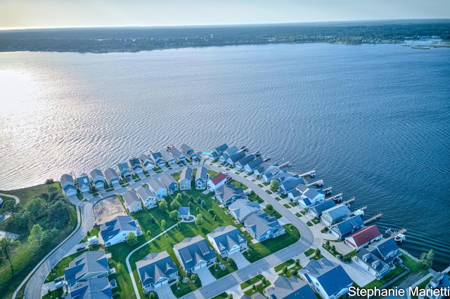 675 Terrace Point Dr, Muskegon, MI 49440 - aerial perspective of suburban area with a nearby body of water