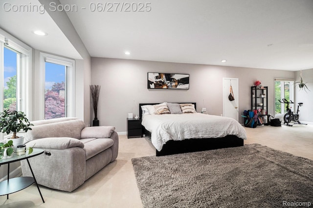 4469 Tanbark St, Bloomfield Hills, MI 48302 - bedroom featuring light colored carpet and recessed lighting