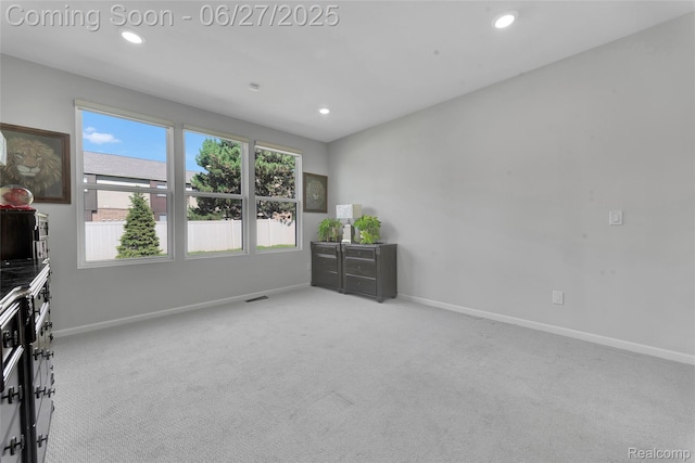 38731 Chasewood Ct, Farmington Hills, MI 48335 - empty room featuring carpet flooring and recessed lighting
