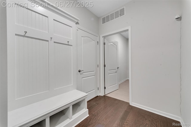 38731 Chasewood Ct, Farmington Hills, MI 48335 - mudroom with dark wood-style flooring and baseboards
