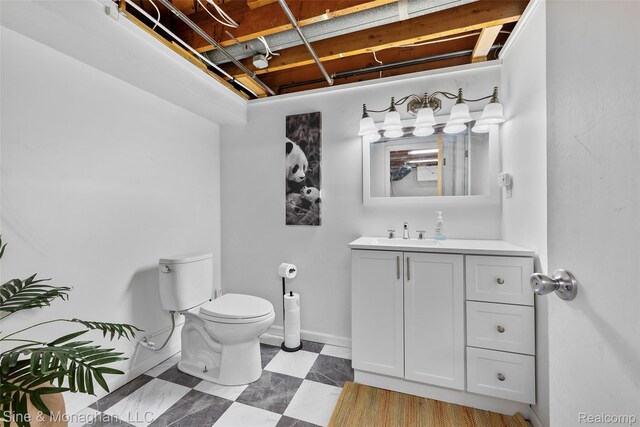 389 Kercheval Ave, Grosse Pointe, MI 48236 - bathroom with vanity and toilet