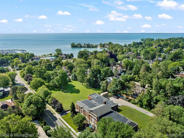 389 Kercheval Ave, Grosse Pointe, MI 48236 - drone / aerial view of a large body of water