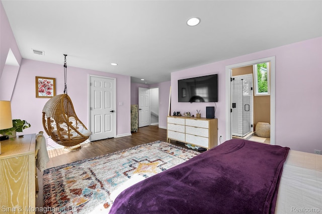 389 Kercheval Ave, Grosse Pointe, MI 48236 - bedroom featuring wood finished floors and recessed lighting