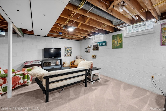389 Kercheval Ave, Grosse Pointe, MI 48236 - view of carpeted living room