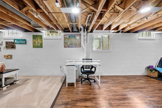 389 Kercheval Ave, Grosse Pointe, MI 48236 - office with plenty of natural light and wood finished floors