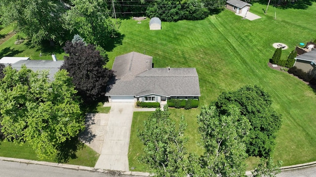 7106 Partridge Dr, Flushing, MI 48433 - aerial view of property and surrounding area